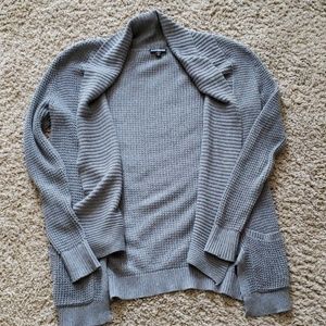 Grey Express cardigan sweater